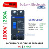 MCCB DC 2P 250A 1000V Molded Case Circuit Breaker Panel Surya PLTS